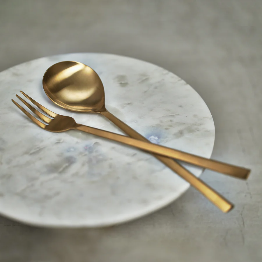 Matt Gold Salad Server Set