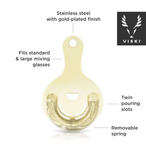 Belmont™ Gold Hawthorne Strainer