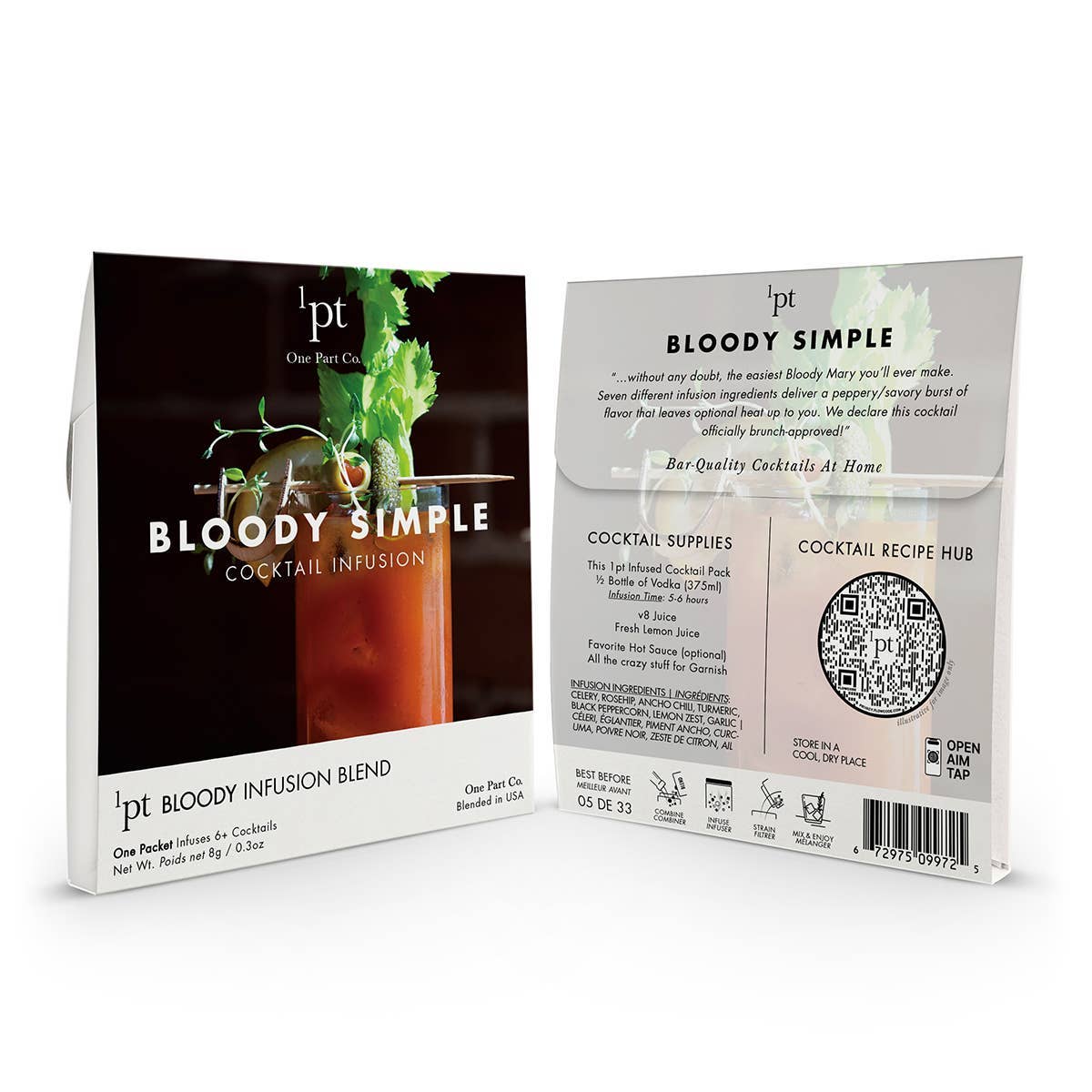 One Part Infusion Packs