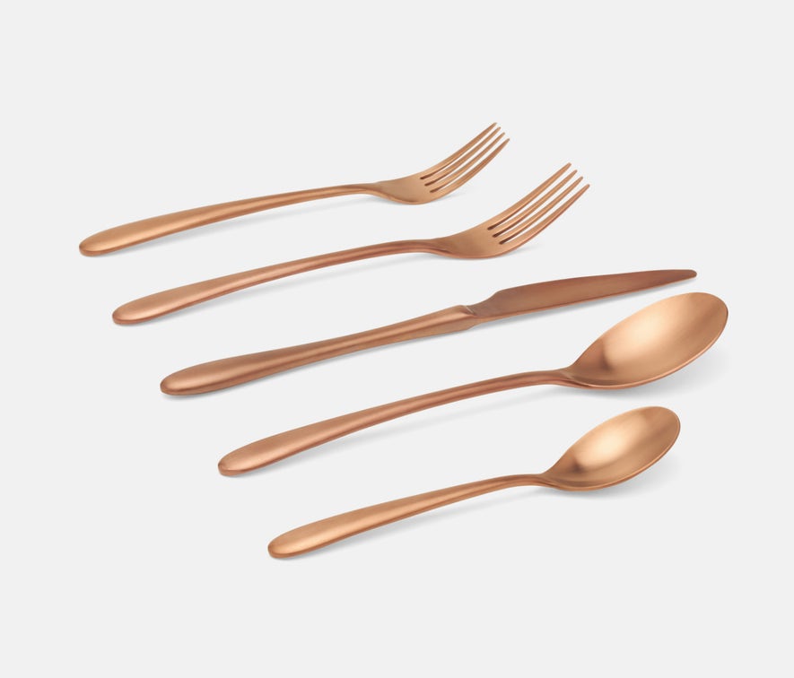 ALBA Rose Gold Flatware