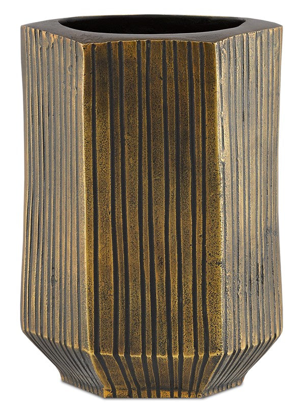 Veteris Brass Large Vase
