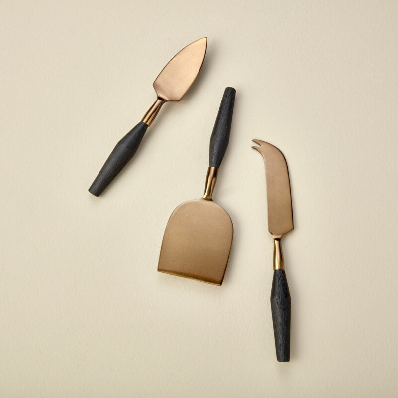Arendal Aged Bronze Cheese Set