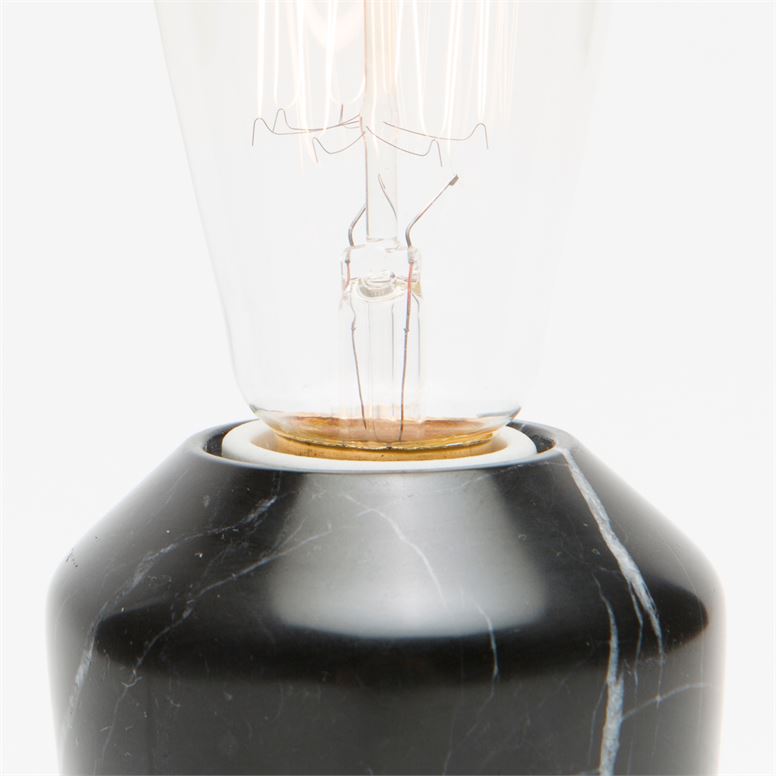 Grazia Black Marble Lamp