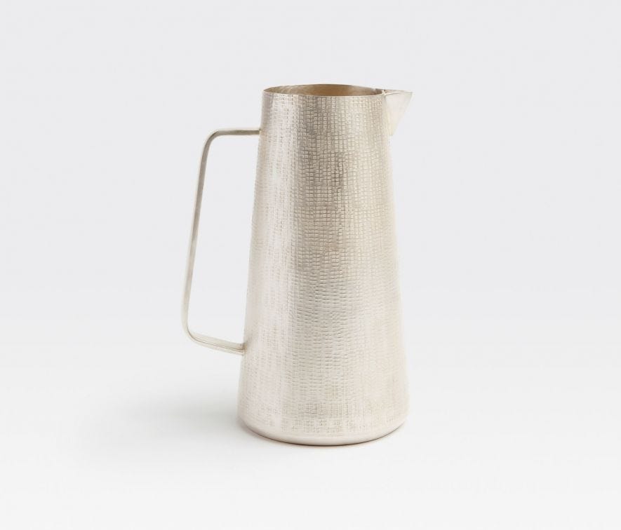 Miles Matte Silver Pitcher
