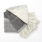 GRADATION THROW-WHITE/GREY