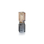Vienna Artistry Two-Tone Crystal Candle Holder - Smoke & Gold 7.5"