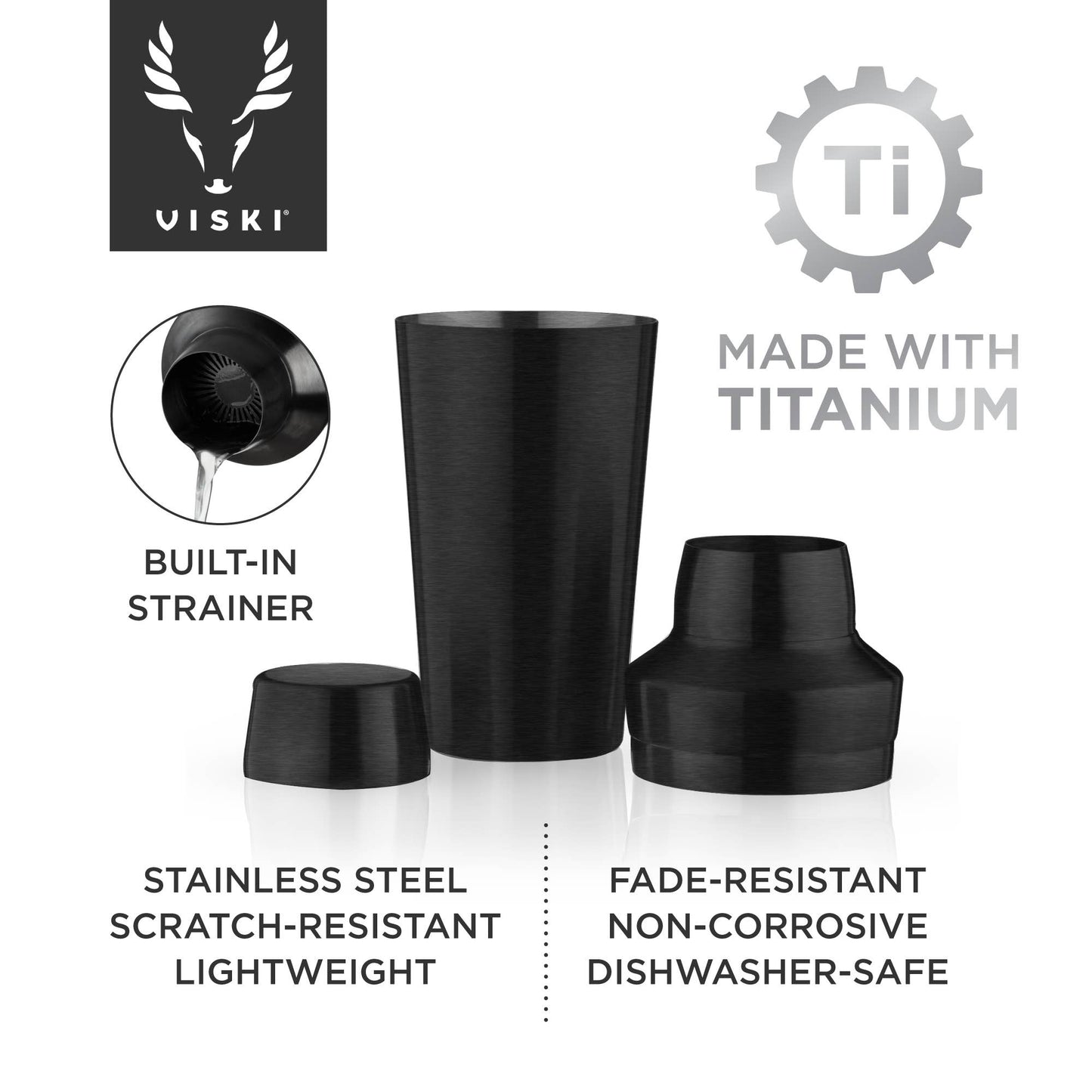 Titanium Cocktail Shaker
