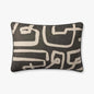 Brigettte Romanek Charcoal/Natural Throw Pillow