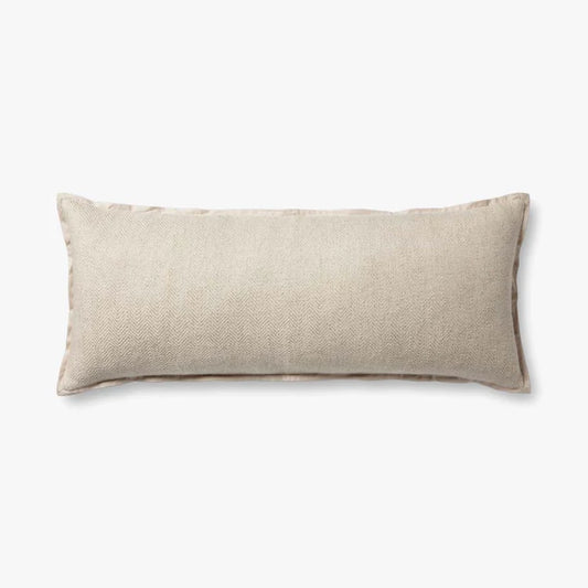 Jean Stoffer Oatmeal Throw Pillow