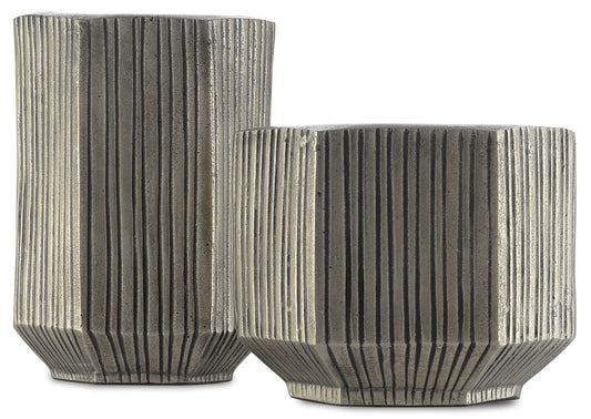 Veteris Silver Small Vase