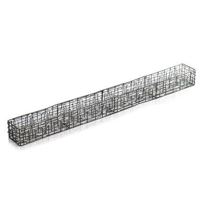 Dakar Metal 12 Glass Candle Holder