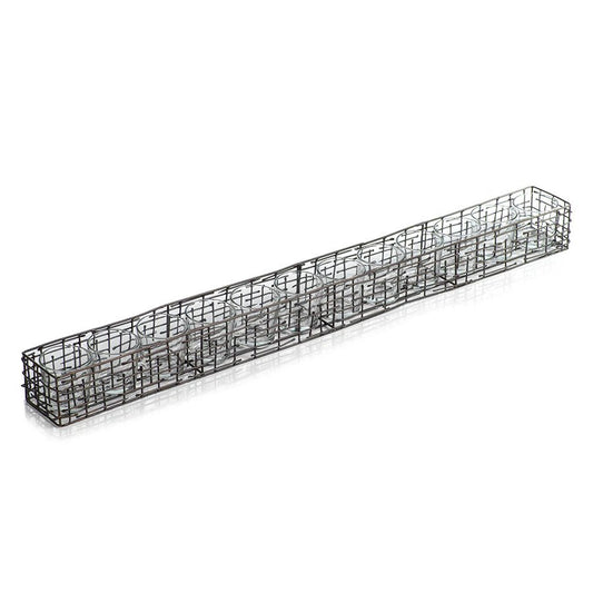 Dakar Metal 12 Glass Candle Holder