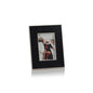 Black Bone Inlay Design Photo Frame with White Inner Border