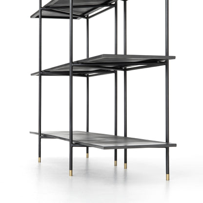 Victoria Bookcase-Distressed Iron