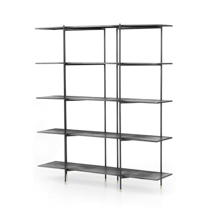 Victoria Bookcase-Distressed Iron