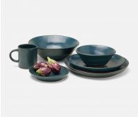 Marcus Midnight Teal Table Collection, sets of 4