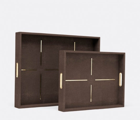 Daina Dark Mushroom Tray