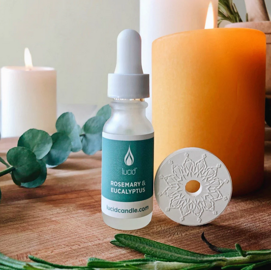 Rosemary and Eucalyptus Fragrance Oil and Stone