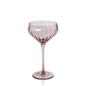 Madeleine Optic Glassware - Pink