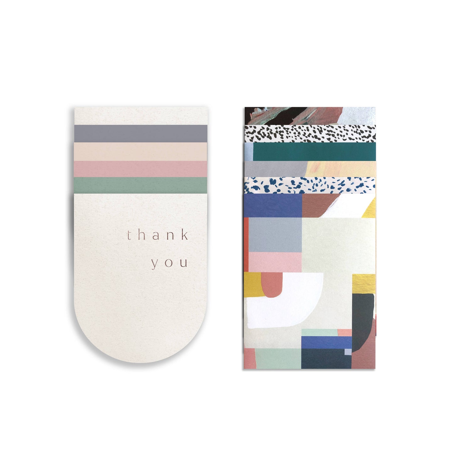 Castle and Phoenix Thank You Greeting Card Set