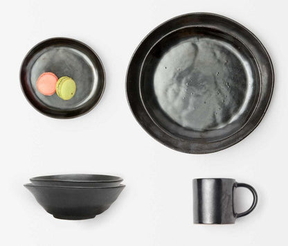 Marcus Black Glaze Table Collection, sets of 4